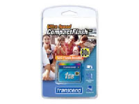 Transcend 80x CompactFlash Card 1GB (TS1GCF80) Transcend 80x CompactFlash Card 1GB (TS1GCF80)